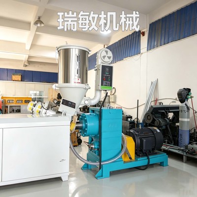 钢塑格栅条带挤出机