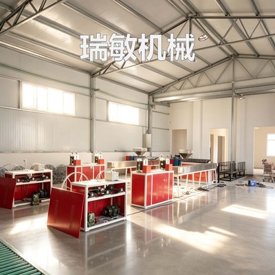 钢塑格栅条带挤出机