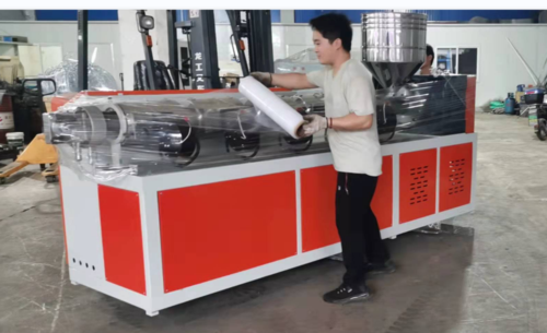 钢塑格栅条带挤出机